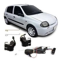 Kit Trava Elétrica Completo Mono Serventia Clio 1999 A 2003 2 Portas