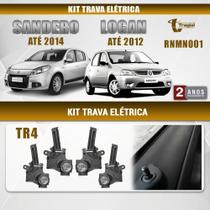 Kit Trava Elétrica Logan até 2014 4 Portas Tragial Kit Trava Elétrica Logan até 2014 4 Portas Tragial