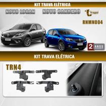 Kit Trava Elétrica Novo Logan 2014 em diante 4 Portas Tragial