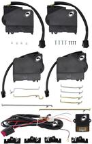 Kit Trava Elétrica Tragial Gol Parati G2 G3 G4 e Fox Até 2009 4 Portas Compatível Fechadura Inter Motrol e Tecmisa