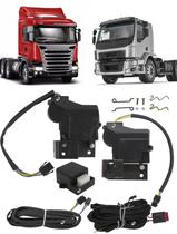 Kit Trava Elétrica Tragial Volvo VM Scania Serie 4 e 5 24V 2 Portas Kit Trava Elétrica Tragial Volvo VM Scania Serie 4 e 5 24V 2 Portas