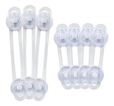 Kit Trava Gaveta Porta Armário Geladeira Segurança Bebê Buba Kit Trava Gaveta Porta Armário Geladeira Segurança Bebê Buba