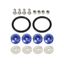 Kit Trava Para-choque Anilha Quick Release Azul Estilo BR