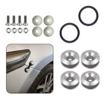 Kit Trava Para-choque Anilha Quick Release Prata Estilo BR Kit Trava Para-choque Anilha Quick Release Prata Estilo BR