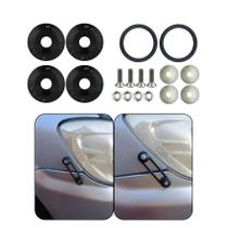 Kit Trava Para-choque Anilha Quick Release Preto Estilo BR