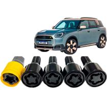 Kit Trava Parafuso Antifurto de Rodas Black Mini Countryman