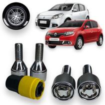 Kit Trava Parafuso / Porca Roda Antifurto 1010 Cabeça Giratória Renault Sandero Kit Trava Parafuso / Porca Roda Antifurto 1010 Cabeça Giratória Renault Sandero