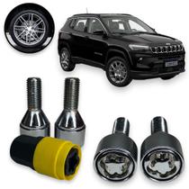 Kit Trava Parafuso / Porca Roda Antifurto 1011 Cabeça Giratória Jeep Compass