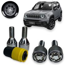 Kit Trava Parafuso / Porca Roda Antifurto 1011 Cabeça Giratória Jeep Renegade