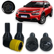 Kit Trava Parafuso Roda Antifurto 1011B Cabeça Giratória Preto Citroen Cactus Kit Trava Parafuso Roda Antifurto 1011B Cabeça Giratória Preto Citroen Cactus