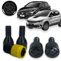 Kit Trava Parafuso Roda Antifurto 1011B Cabeça Giratória Preto Fiat Argo Kit Trava Parafuso Roda Antifurto 1011B Cabeça Giratória Preto Fiat Argo