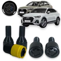 Kit Trava Parafuso Roda Antifurto 1013B Cabeça Giratória Preto Audi Q3