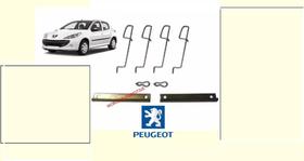 Kit Trava Pastilhas Freio Traseira Peugeot 206 207 306 Xsara