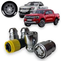 Kit Trava Porca / Parafuso Roda Antifurto 1001 Cabeça Giratória Ford Ranger Kit Trava Porca / Parafuso Roda Antifurto 1001 Cabeça Giratória Ford Ranger