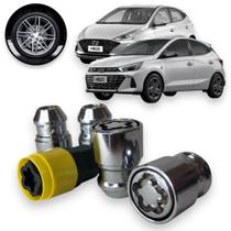 Kit Trava Porca / Parafuso Roda Antifurto 1002 Cabeça Giratória Hyundai HB20 Kit Trava Porca / Parafuso Roda Antifurto 1002 Cabeça Giratória Hyundai HB20
