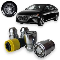 Kit Trava Porca / Parafuso Roda Antifurto 1002 Cabeça Giratória Hyundai Ioniq Kit Trava Porca / Parafuso Roda Antifurto 1002 Cabeça Giratória Hyundai Ioniq