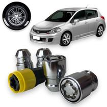 Kit Trava Porca / Parafuso Roda Antifurto 1003 Cabeça Giratória Nissan Tiida Kit Trava Porca / Parafuso Roda Antifurto 1003 Cabeça Giratória Nissan Tiida