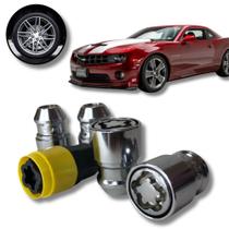 Kit Trava Porca / Parafuso Roda Antifurto 1005 Cabeça Giratória GM Camaro 2011 adiante Kit Trava Porca / Parafuso Roda Antifurto 1005 Cabeça Giratória GM Camaro 2011 adiante