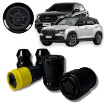 Kit Trava Porca Roda Antifurto Cabeça Giratória Preto Hyundai Creta Kit Trava Porca Roda Antifurto Cabeça Giratória Preto Hyundai Creta