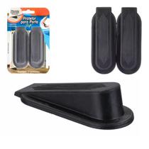 Kit Trava Porta de Borracha - Evite Batidas 02 Peças - Trava Protetor e Veda Porta Peso Travamento Duplo Porta - PANAMI Kit Trava Porta de Borracha - Evite Batidas 02 Peças - Trava Protetor e Veda Porta Peso Travamento Duplo Porta - PANAMI