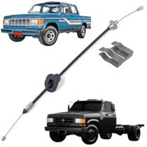 Kit trava presilha + cabo de embreagem gm d20 diesel 1989 a 1992 (71cm)