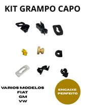 Kit Trava Presilha Grampo Suporte Vareta Capo Agile Astra Celta Corsa Fox Prisma Varios Modelos