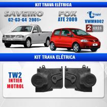 Kit Trava Saveiro G2 / G3 / G4 2001 em diante Fechadura Inter Motrol Tragial
