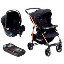 Kit Travel System Rio K Cobre Burigotto Bebê Conforto e Base