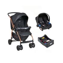 Kit Travel System Rio K Cobre Burigotto Bebê Conforto e Base