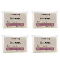 Kit Travesseiro Altenburg Antialérgico Nasa Altenburg Descanso - 50cm x 70cm 4 Unidades
