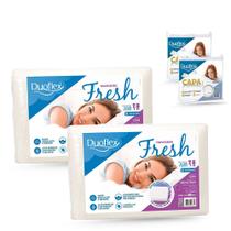 Kit Travesseiro Fresh Duoflex mais Capa Protetora Kit Travesseiro Fresh Duoflex mais Capa Protetora