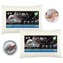 Kit Travesseiro Nasa 50x70 Antialérgico Confortável Duoflex Kit Travesseiro Nasa 50x70 Antialérgico Confortável Duoflex