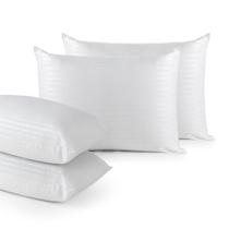 Kit Travesseiro Penas e Plumas de Ganso Para Cama Confortável 70x50cm Macio