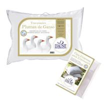 Kit Travesseiro Premium Plumas de Ganso + Capa Impermeável Kit Travesseiro Premium Plumas de Ganso + Capa Impermeável