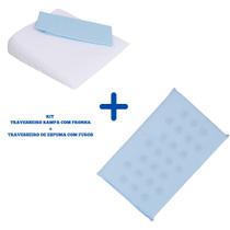 Kit travesseiro rampa c/fronha + travesseiro anti sufocante bebê- papi Kit travesseiro rampa c/fronha + travesseiro anti sufocante bebê- papi