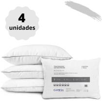 Kit Travesseiros 50x70 Lavável 4 Unidades Fibra de Carbono Kit Travesseiros 50x70 Lavável 4 Unidades Fibra de Carbono