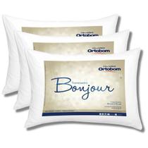 Kit Travesseiros Ortobom Bonjour 50x70cm