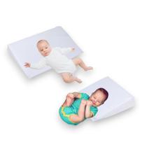 Kit Travesseiros para Bebê Anti Refluxo Berço e Carrinho