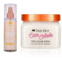 Kit Tree Hut - Body Splash de Baunilha + Esfoliante Corporal Coco Colada 177ml