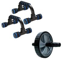 Kit Treinamento Funcional Ab Rolo Roda Com Apoio Abwheel Fit Kit Treinamento Funcional Ab Rolo Roda Com Apoio Abwheel Fit