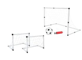 Kit Treino De Futebol Gol Bola De Futebol E Bomba De Encher - DM Toys