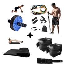 Kit Treino de Malhação Academia Em Casa - kit Com 4 Produtos Completo Kit Treino de Malhação Academia Em Casa - kit Com 4 Produtos Completo