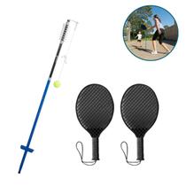 Kit Treino Espiribol de Tênis Portátil com 2 Raquetes e 1 Bola Importway Iwj005 Kit Treino Espiribol de Tênis Portátil com 2 Raquetes e 1 Bola Importway Iwj005
