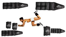 Kit Treino Funcional com 2 Pares de Caneleira 3KG e 5KG MOB LORD FITNESS Tornozeleira TOTAL 16KG