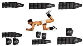 Kit Treino Funcional com 3 Pares de Caneleira 2KG, 3KG e 4KG MOB LORD FITNESS Tornozeleira TOTAL 18KG