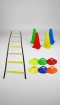 Kit Treino Funcional: Escada, Cones e Pratos Kit Treino Funcional: Escada, Cones e Pratos