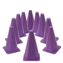 Kit Treino Futebol 10 Cones De Agilidade 19 Cm Treinamento Funcional Agilidade Ginastica