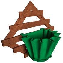 Kit Treliça e Vaso de parede - Jardim Vertical - Plástico reciclado - Treliça Argila