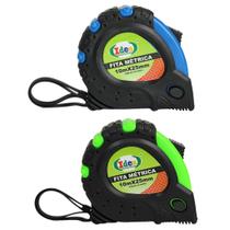 Kit Trena 10 Metros Fita 25mm Com Ponta Magnética 2 Unidades