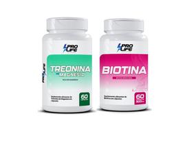 Kit Treonina de Magnésio com Biotina 60 cápsulas PRO LIFE